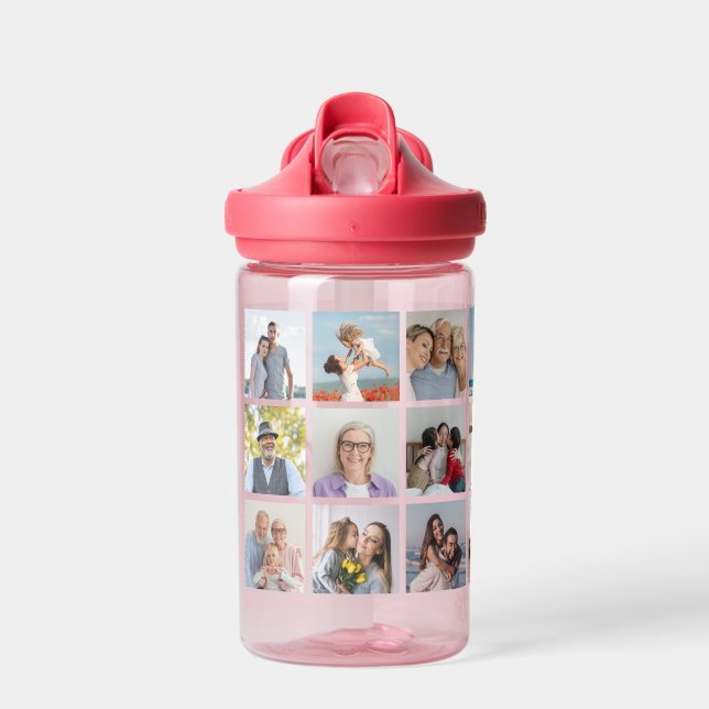Erstellen Sie Ihre eigenen 21 Foto Collage Kid's Trinkflasche (Vorne)