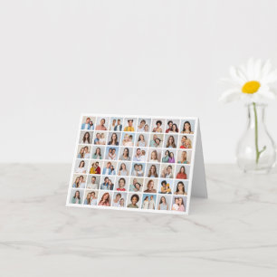 Erstellen Sie Ihre eigenen 48 Foto Collage Gruß Karte