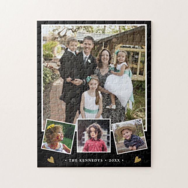 Erstellen Sie Ihre eigenen 4 Familiennamen Foto Co (Vertikal)