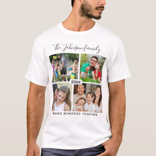 Erstellen Sie Ihre eigenen 4-Foto-Familienurlaub-E T-Shirt
