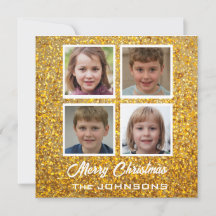 Erstellen Sie Ihre eigenen 4 Fotos Weihnachten