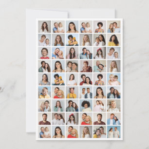 Erstellen Sie Ihre eigenen 54 Foto Collage Gruß Karte