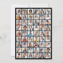 Erstellen Sie Ihre eigenen 54 Foto Collage Gruß Karte