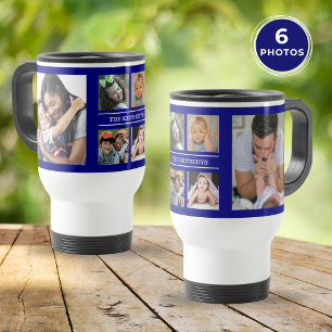 Erstellen Sie Ihre eigenen 6 Foto Collage Familie Reisebecher
