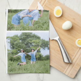 Erstellen Sie Ihre eigenen 6 Foto Collage Küchentü Geschirrtuch