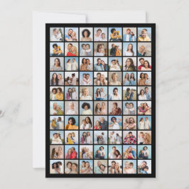 Erstellen Sie Ihre eigenen 70 Foto Collage Grußkar Karte