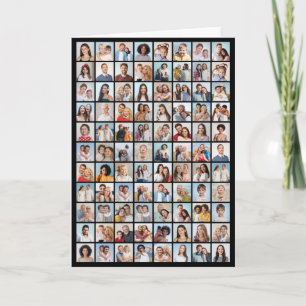 Erstellen Sie Ihre eigenen 88 Foto Collage Gruß Karte