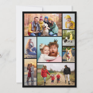 Erstellen Sie Ihre eigenen 8 Foto Collage Gruß Karte