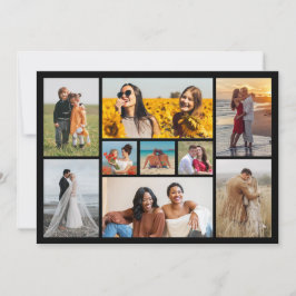 Erstellen Sie Ihre eigenen 9 Foto Collage Gruß Karte