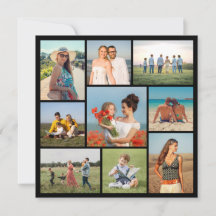 Erstellen Sie Ihre eigenen 9 Foto Collage Gruß