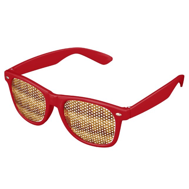 Erstellen Sie Ihre eigenen Africa Adult Retro Part Sonnenbrille (Schrägansicht)