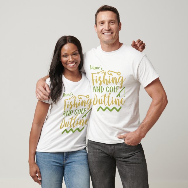 Erstellen Sie Ihre eigenen Angeln und Golf T-Shirt (Unisex)