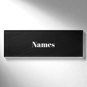 Erstellen Sie Ihre eigenen benutzerdefinierten Namenschild
