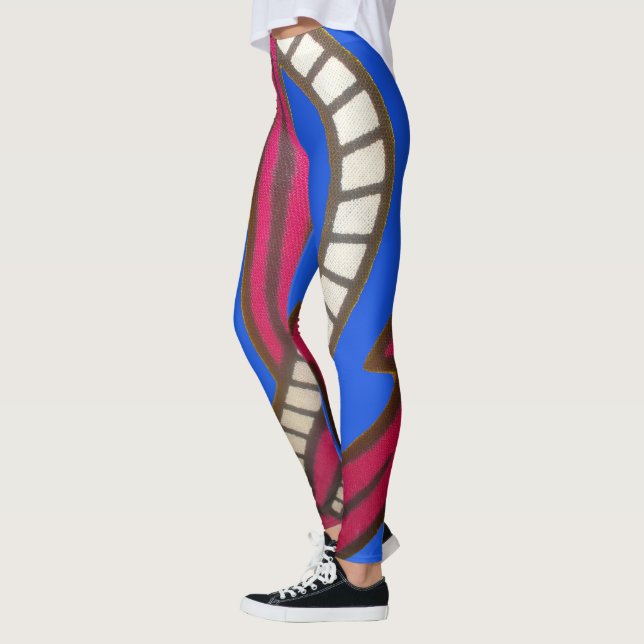 Erstellen Sie Ihre eigenen Blue-nautic-neuesten Ou Leggings (Links)