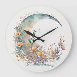 Erstellen Sie Ihre eigenen Butterblumen-Blüten-Hal Große Wanduhr