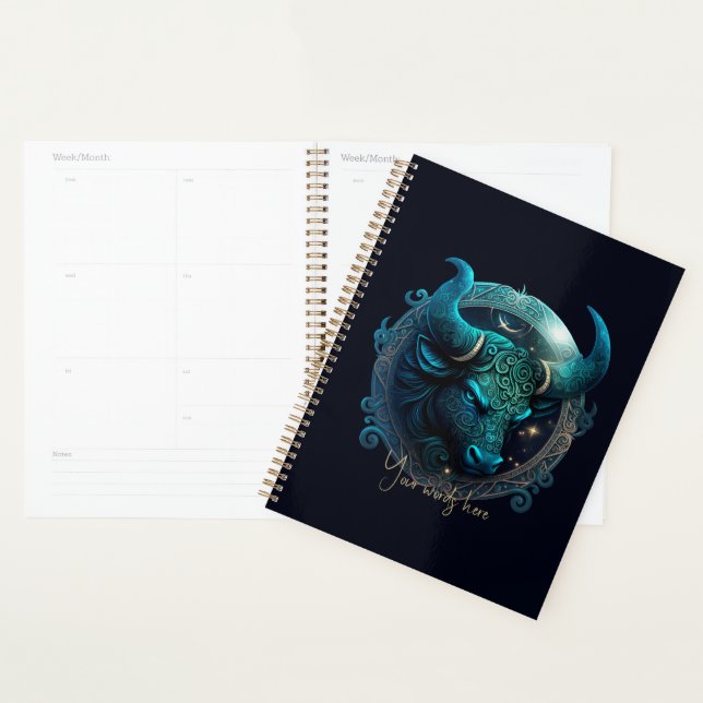 Erstellen Sie Ihre eigenen Celestial Taurus Zodiac Planer (Anzeige)