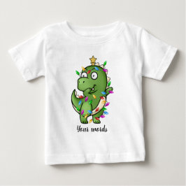 Erstellen Sie Ihre eigenen Dabbing Weihnachten Din Baby T-shirt