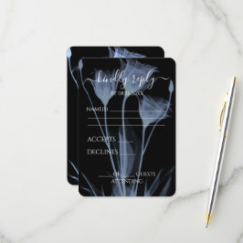 Erstellen Sie Ihre eigenen - Drei X-Ray-Blume RSVP Karte