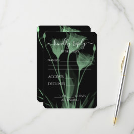 Erstellen Sie Ihre eigenen - Drei X-Ray-Blume RSVP Karte