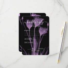 Erstellen Sie Ihre eigenen - Drei X-Ray-Blume RSVP Karte