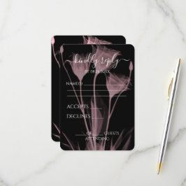 Erstellen Sie Ihre eigenen - Drei X-Ray-Blume RSVP Karte