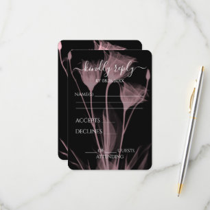 Erstellen Sie Ihre eigenen - Drei X-Ray-Blume RSVP Karte