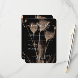 Erstellen Sie Ihre eigenen - Drei X-Ray-Blume RSVP Karte