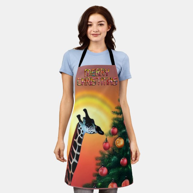 Erstellen Sie Ihre eigenen Edgy First Christmas Ou Schürze (Getragen)