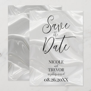 Erstellen Sie Ihre eigenen, eigenen, eigenen Weißw Save The Date