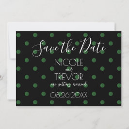 Erstellen Sie Ihre eigenen - Einfache Retro-Punkte Save The Date