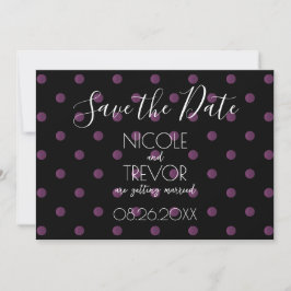 Erstellen Sie Ihre eigenen - Einfache Retro-Punkte Save The Date