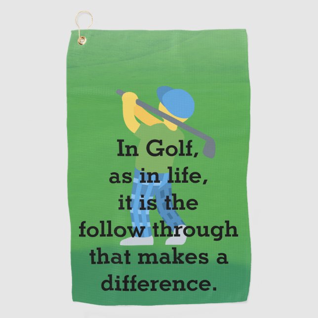 Erstellen Sie Ihre eigenen einzigartigen Golfhandt Golfhandtuch (Vorderseite)