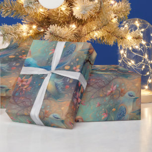 Erstellen Sie Ihre eigenen fantastischen Singvögel Geschenkpapier