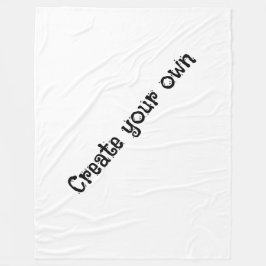 Erstellen Sie Ihre eigenen Fleecedecke