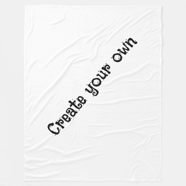 Erstellen Sie Ihre eigenen Fleecedecke (Vorderseite)