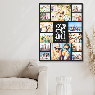 Erstellen Sie Ihre eigenen Foto Collage Graduate B Leinwanddruck