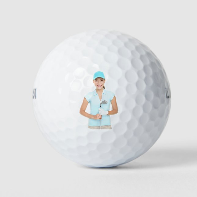 Erstellen Sie Ihre eigenen Foto-Golfbälle Golfball (Vorderseite)