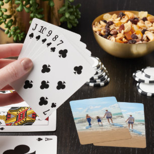 Erstellen Sie Ihre eigenen Foto-Spielkarten-Gesche Spielkarten