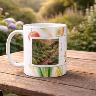 Erstellen Sie Ihre eigenen Fotos vom Garten mit Mo Kaffeetasse