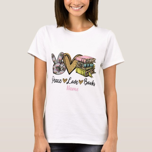 Erstellen Sie Ihre eigenen Friedensbücher für die  T-Shirt (Vorderseite)