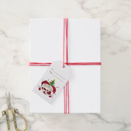Erstellen Sie Ihre eigenen frohen Weihnachtsbaum H Geschenkanhänger
