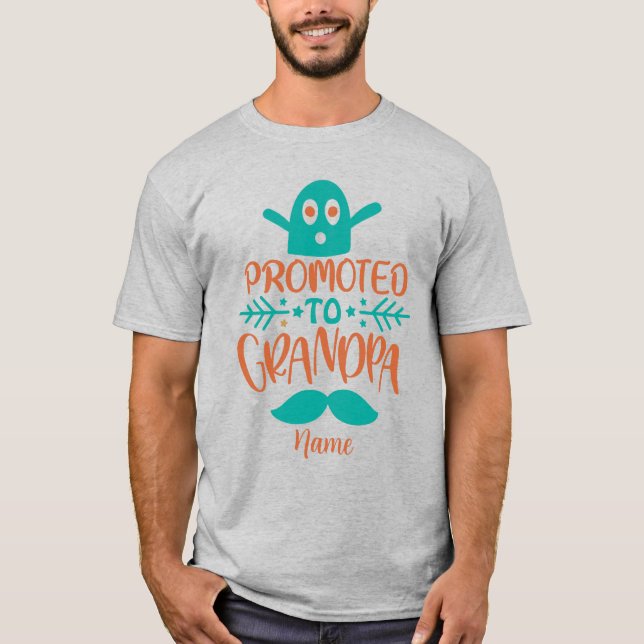 Erstellen Sie Ihre eigenen, für Großvater beworben T-Shirt (Vorderseite)