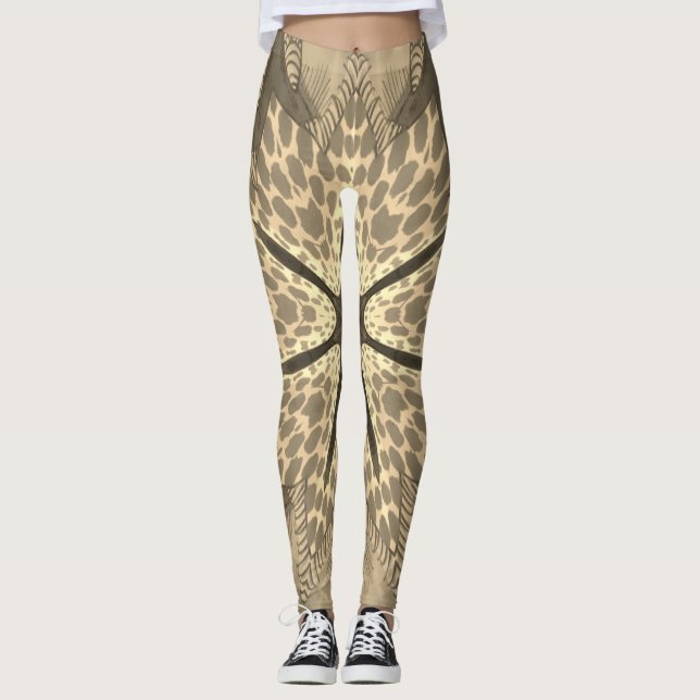 Erstellen Sie Ihre eigenen Gepard-Teerzeichen Leggings (Vorderseite)