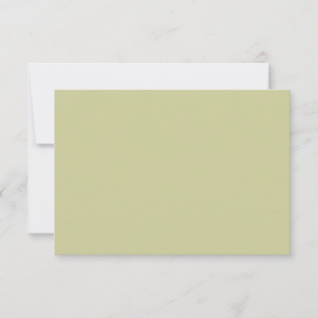Erstellen Sie Ihre eigenen Gerecycelt Papier-RSVP- RSVP Karte (Vorderseite)