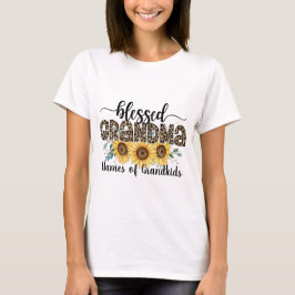 Erstellen Sie Ihre eigenen gesegneten Oma-Sonnenbl T-Shirt