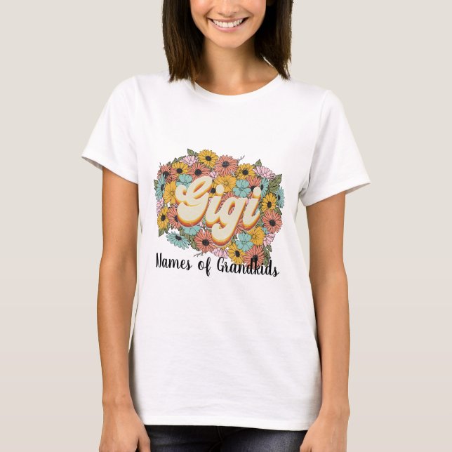 Erstellen Sie Ihre eigenen Gigi-Blume T-Shirt (Vorderseite)