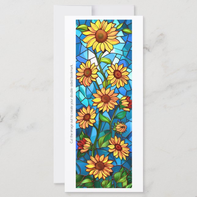 Erstellen Sie Ihre eigenen Glass Sonnenblumen Mosa (Vorderseite)