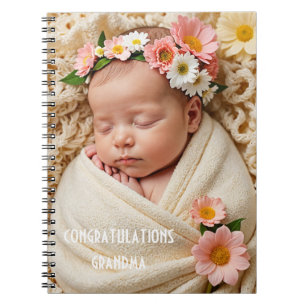 Erstellen Sie Ihre eigenen Glückwunsch Baby Foto i Notizblock