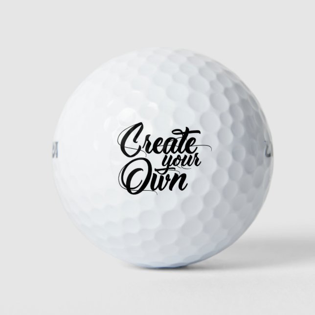 Erstellen Sie Ihre eigenen Golfbälle (Vorderseite)