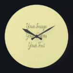 Erstellen Sie Ihre eigenen Große Wanduhr<br><div class="desc">Erstellen Sie Ihre eigenen personalisierten Hochzeitsempfang,  Dekoration,  Favoriten,  Geschenke und mehr!</div>